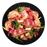 齐味滋旅齐齐哈尔牛肉烤肉食材 一斤装 胸口拌肉250g*2