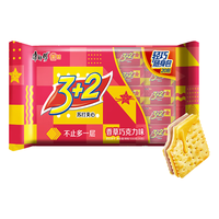 康师傅 3+2 苏打夹心饼干 香草巧克力味 500g