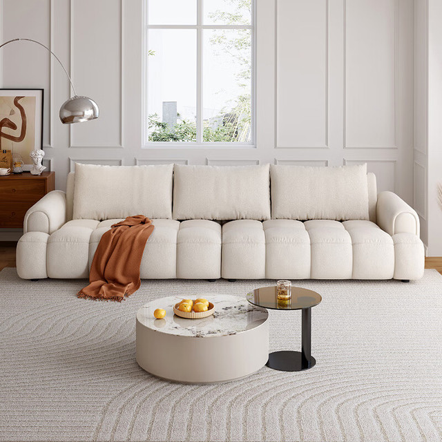 全友 奶油风布艺沙发