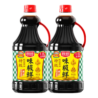厨邦 特级味极鲜1.9L*2瓶特级生抽黄豆酿造酱油调味品调料凉拌炒菜