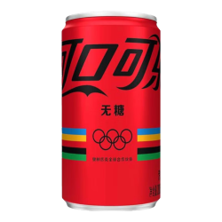 可口可乐 饮料  零度 无糖 汽水 碳酸饮料 200ml*12 可乐零度200m
