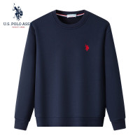 U.S. POLO ASSN. 美国马球协会 保罗卫衣加绒卫衣套头 藏青