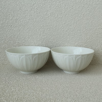 定窑定瓷釉下高温中式家用面碗饭碗盘乔迁餐具莲年福套装