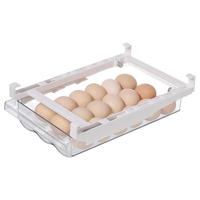 放鸡蛋收纳盒分装盒冰箱抽屉式保鲜盒子食品级蛋托鸡蛋格