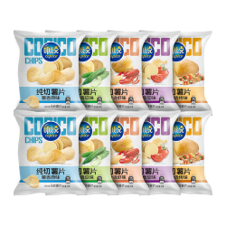 可比克 薯片复合袋装混合口味
