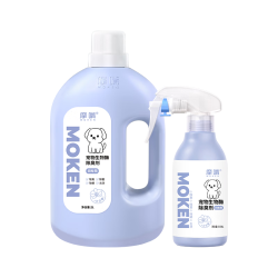 摩啃 生物酶宠物除臭剂 杀菌灭螨去尿味 狗兰花香 2L+300ml