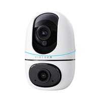 VIRTAVOXD1-V124 双摄400万家用室内监控摄像头 360度无死角带夜视 AI人宠识别监控 家用看护小蛋 无内存