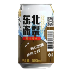 笑为鲜 冻梨气泡水 320ml*6罐
