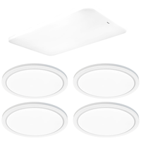 松下（Panasonic）吸顶灯客厅灯吸顶灯现代简约卧室灯四室一厅套装