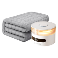 美清雅2025水暖电热毯水暖毯单双人水循环电褥子双温双控水暖毯床垫 圆透明触控款【1.8*2.0m高档毯】