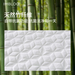 imbloo 竹纤维防水防螨床笠罩单件隔尿席梦思床垫保护罩床套可定制
