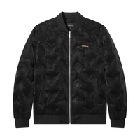 卡宾男装 90鸭绒羽绒服2024秋冬格纹外套舒适保暖潮流街头A 煤黑色01 54