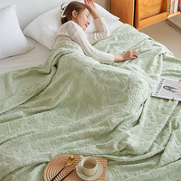 优宜 DHSJDJPOJPYW 毛巾毯 150x200cm 欧雅墨绿色