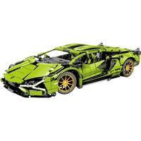 移动端、京东百亿补贴：尚韵 积木汽车兰博基尼跑车儿童玩具兼容乐高拼装积木赛车男孩