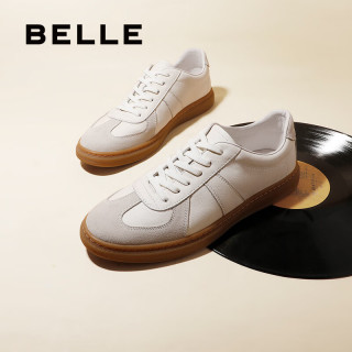 BeLLE 百丽 男士低帮板鞋 52022CM0 白色 40