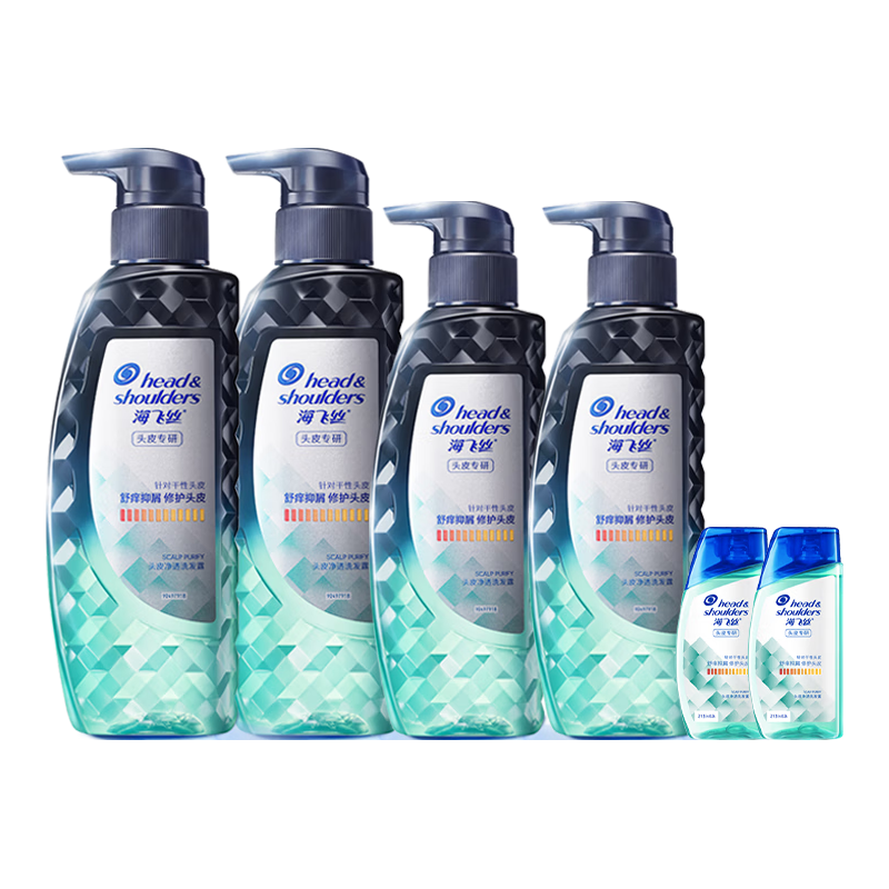  Head & Shoulders/海飞丝 专利配方 去屑止痒洗发水套装  1.7kg