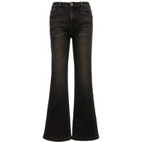 VEROMODA牛仔裤秋季做旧磨白九分微喇裤时尚显瘦3449001 可可牛仔色 170/72A/L