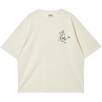 【重磅棉】杰克琼斯男装25年夏季宽松打底衫水墨熊猫短袖刺绣