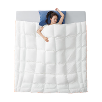 躺岛 全鹅绒A类95%匈牙利白鹅绒羽绒被 冬被 845g 220*240cm