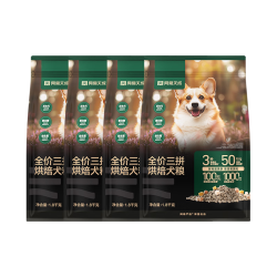 网易严选 三拼烘焙狗粮全价冻干鲜肉通用狗粮中大小型犬天成囤货 7.2kg