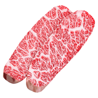 若简澳洲冷冻和牛 M9原切雪花牛排 厚切牛肉 A5牛小排 源头直发 M9上脑盖500g