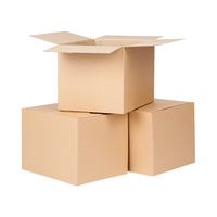 京东京造 搬家纸箱收纳箱打包箱整理箱搬家箱快递打包箱【中号五个装】 【中号】50*40*40cm*5个