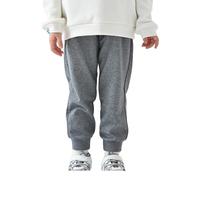 丽婴房（Les enphants）丽婴房儿童裤子秋冬款男童女童针织卫裤休闲长裤运动裤宽松 浅麻灰 100CM/3岁