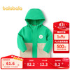 巴拉巴拉 童装男童外套2024儿童时尚拼接连帽春装 绿咖色调00445 110cm