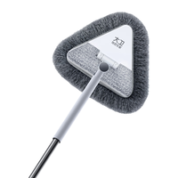 大卫三角拖把家用清洁天花板伸缩擦墙壁一拖屋顶净轻松除尘三角擦 P21 可伸缩三家擦拖把P21