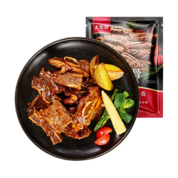 大希地 调味牛仔骨牛肋排带骨牛小排 牛肉 牛肋骨烧烤食材冷冻1kg