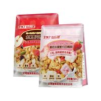 王饿了 水果麦片即食燕麦片坚果酸奶营养早餐袋装500g