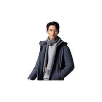 威可多（VICUTU）【保温舱二代】男士舒适鹅绒服VES24472115 深兰灰 170/92B