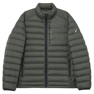 NAUTICA/诺帝卡男装秋冬防轻泼水时尚纯色立领保暖羽绒服JO3323