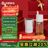 鸿蒙智选 哈尔斯智能玻璃杯泡茶杯耐高温高硼硅茶水分离男女士水杯