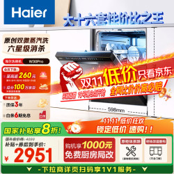 海尔 Haier 晶彩系列  EYBW164286GGU1 嵌入式洗碗机 16套