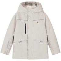 暇步士（Hush Puppies）童装儿童外套秋冬季男女大童简约时尚加厚风衣外套 丛林绿 150cm