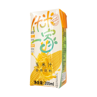 粗粮玉米汁谷物饮料低脂植物饮料0甜蜜素200ml*12瓶