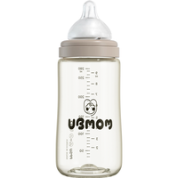 UBMOM 婴幼儿宝奶瓶 280ml咖色+转化配件