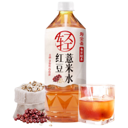 寿全斋 红豆薏米水无糖茶饮料凉茶0糖饮品大瓶整箱批发薏仁水 750ml*12瓶