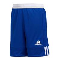 阿迪达斯(adidas)童装儿童篮球短裤男大童双面穿吸湿快干比赛运动五分裤子DY6625蓝