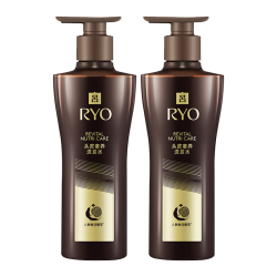 吕 黑金吕洗发水400ml*2 滋养修护头皮紧致洗发露盈亮发丝洗发膏