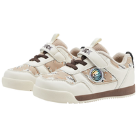 B.Duck小黄鸭童鞋男童冬季儿童加绒运动鞋女童休闲保暖舒适板鞋棉鞋 米卡其棕 26码 适合脚长15.3-15.8cm