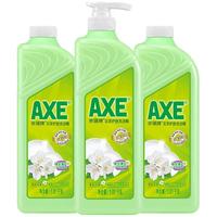 AXE 斧头 牌（AXE）斧头洗洁精洗涤灵厨房洗碗液果蔬餐具清洗剂 花茶（1泵2补）