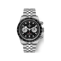 帝舵(TUDOR)碧湾 瑞士手表 钢带黑盘 机械男表 41MM M79360N-0013