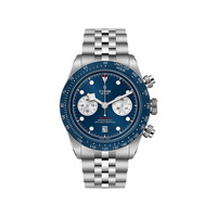 帝舵（TUDOR）碧湾【蓝熊猫】成毅同款 瑞士手表 钢带蓝盘 41mm M79360N-0002