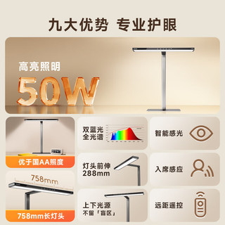 松下（Panasonic）桌路灯护眼台灯大路灯学习灯儿童家用遥控灯HHLT0701