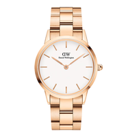 Daniel Wellington DanielWellington DW手表 男表36mm白盘金色钢带男士石英腕表DW00100209