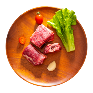 鸿亮 澳洲原切牛肋排肉1.5kg 牛小排带骨牛排肉3斤 生鲜卤味炖煮食材