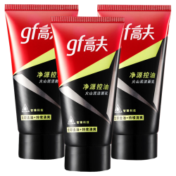 高夫 男士洗面奶净源控油平衡洁面乳50G