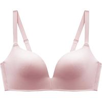 金三塔 真丝无痕内衣女聚拢无钢圈文胸薄款性感小胸美背上托胸罩